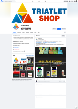 Triatletshop se na Facebooku mění na TRIATLETSHOP CZ