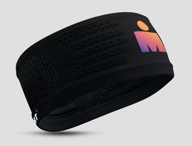 Compressport čelenka Ironman černá