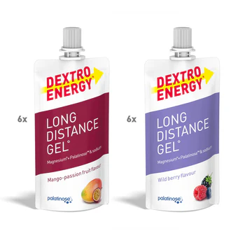 Dextro Energy - Long distance gel cenově výhodné balení 12ks (6x mango+6x lesní plody)