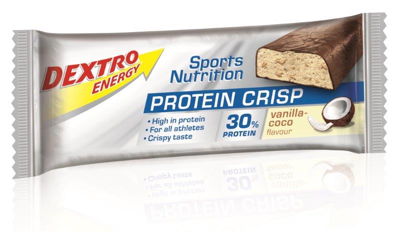 Dextro Protein Crisp – příchuť vanilka - kokos